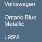 Preview: Volkswagen, Ontario Blue Metallic, L95M.